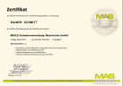 Zertifikat für Teilnahme am Seminar 'MAHLE Schadensvermeidung - motorisches Umfeld'