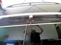 VW Passat - Dachreling; anklicken zum Vergrößern
