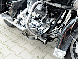 Harley Davidson Heckansicht; anklicken zum Vergrößern