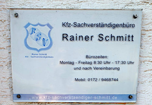 Tuerschild Kfz-Sachverstaendiger Schmitt Brandoberndorf